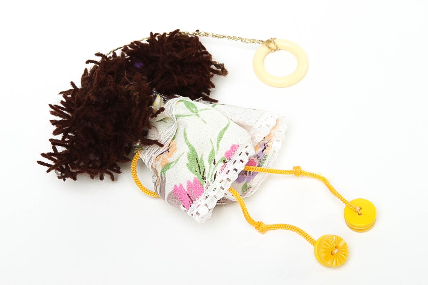 Bambola in stoffa fatta a mano giocattolo ecologico decorazione d’interni foto 4