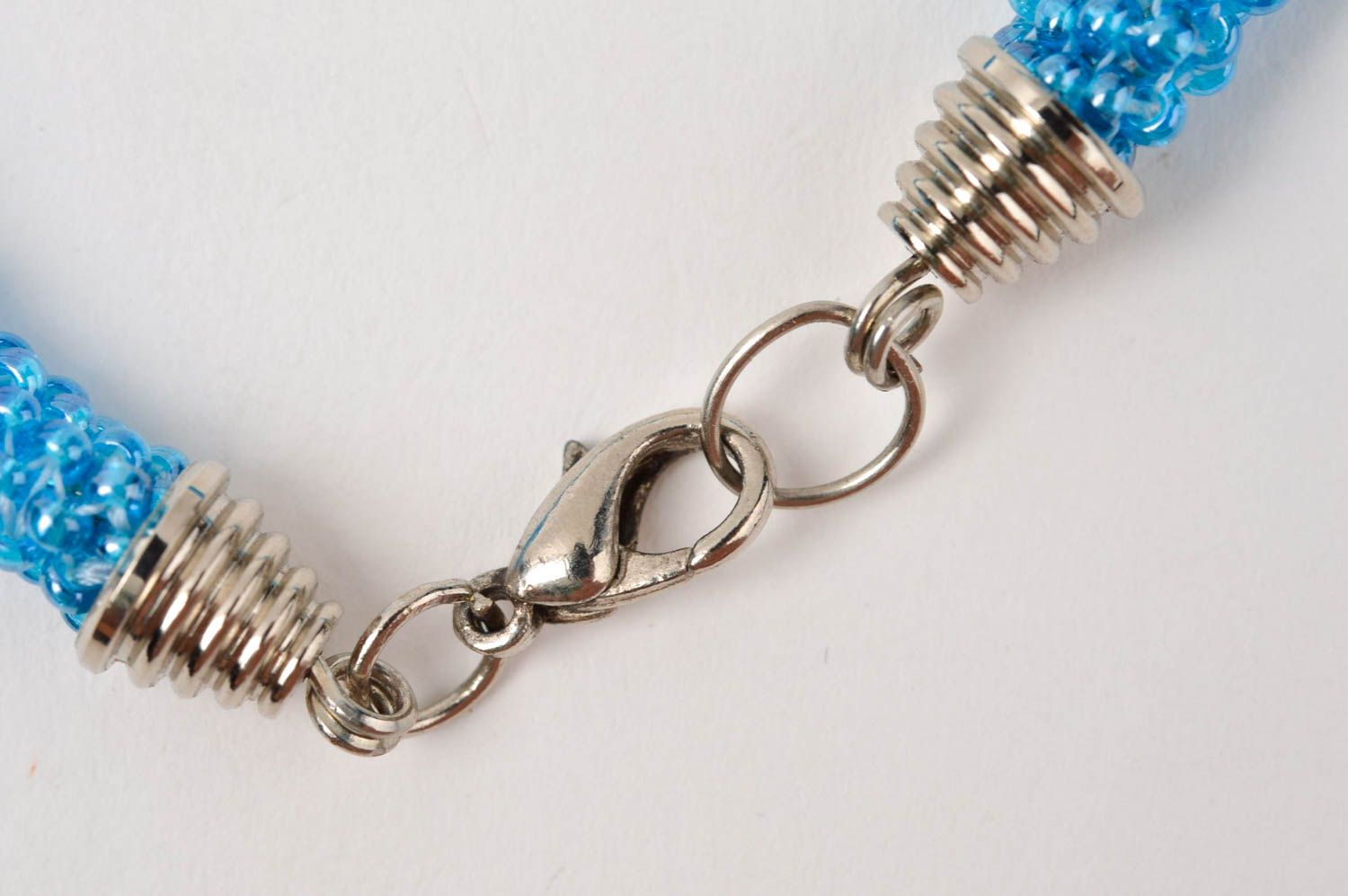 Handmade beaded necklace designer multirow necklace elegant accessory gift photo 4