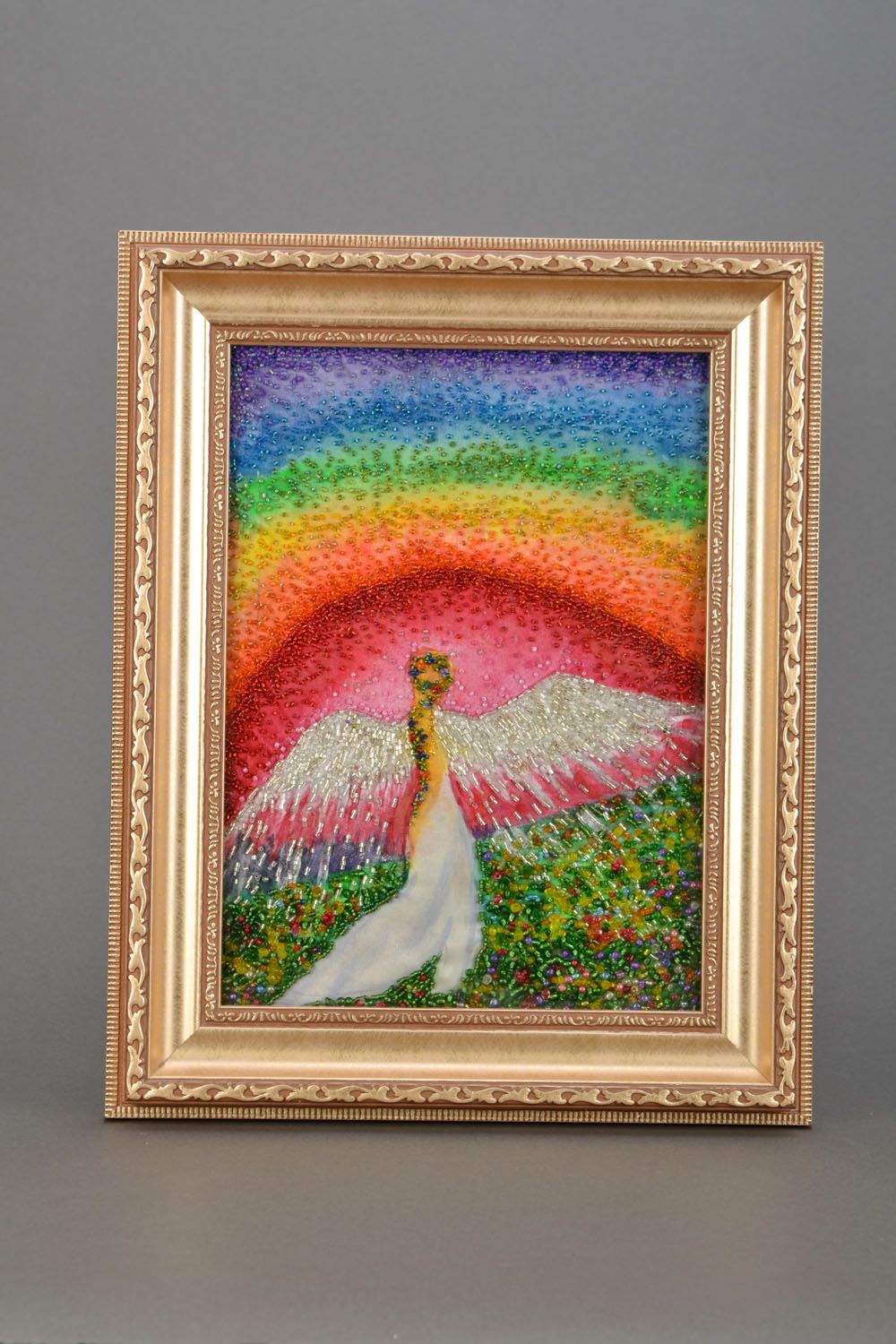 Bead painting The Angel of Happiness photo 1