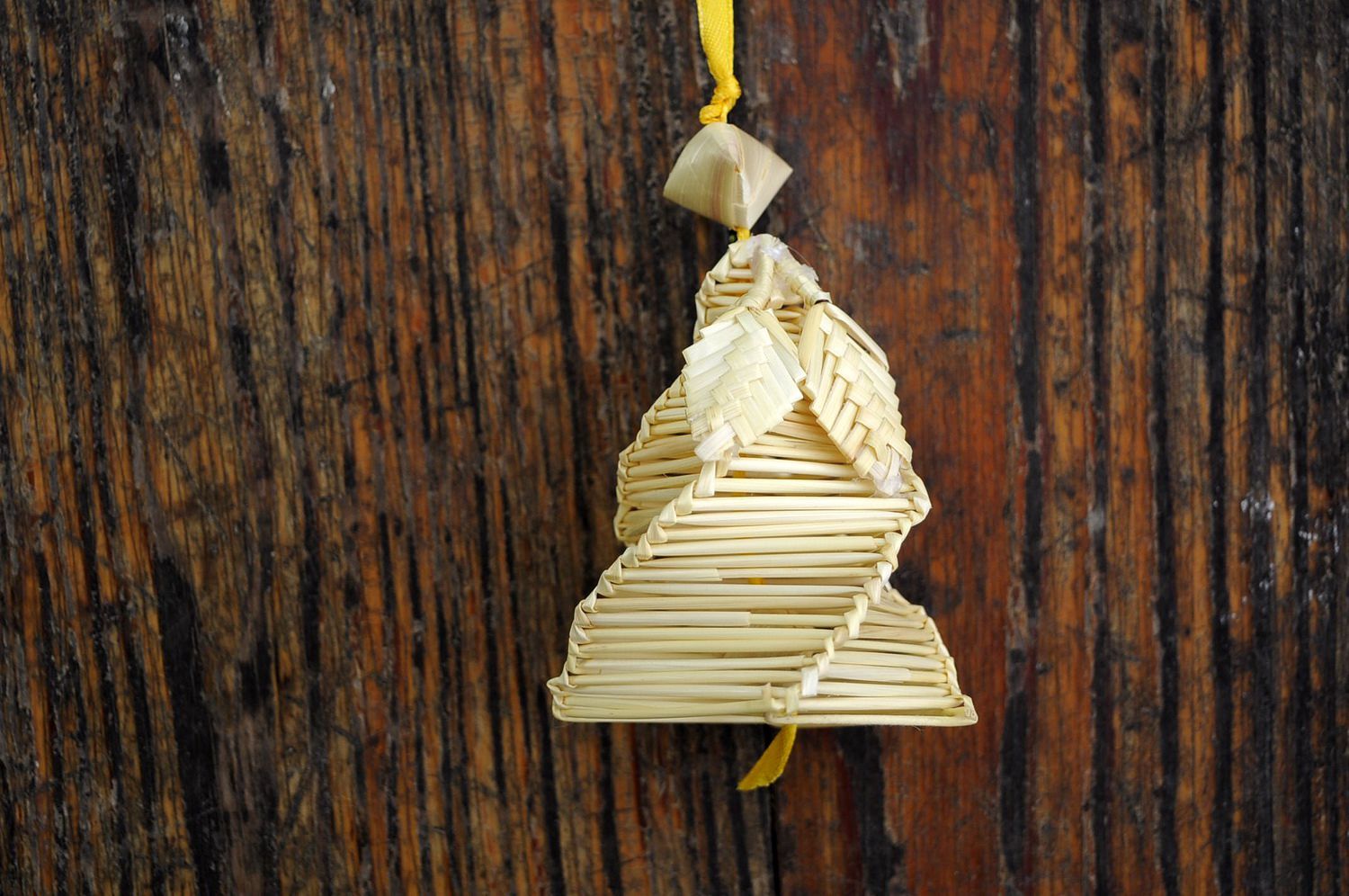 Charm made from straw Bell  photo 4