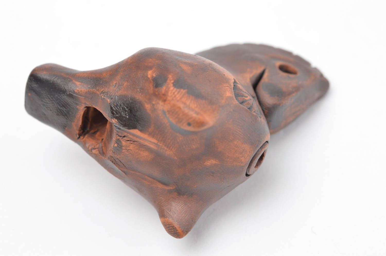 Свистулька из глины ручной работы глиняная свистулька игрушка из глины лошадка фото 3