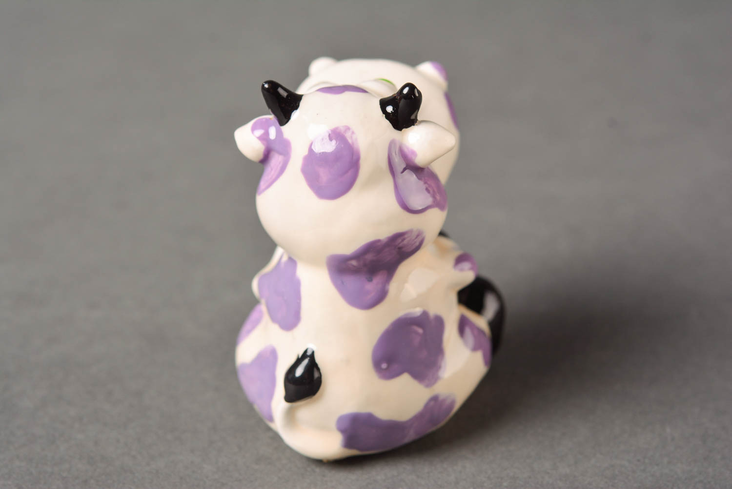 Figura de animal hecha a mano de yeso regalo para niño decoración de interior foto 5