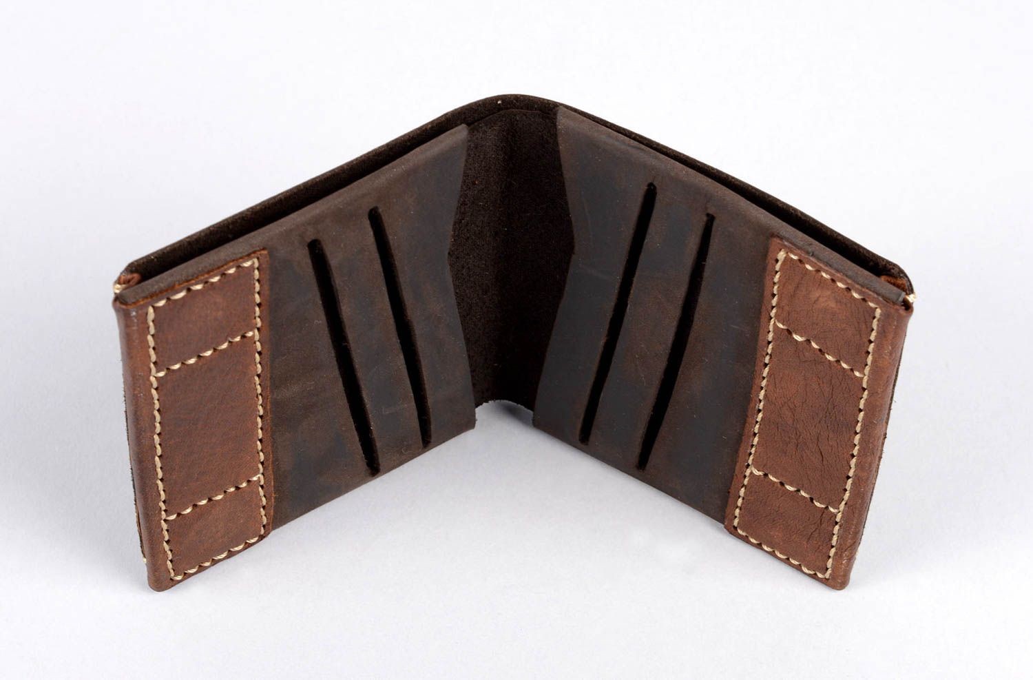 Handmade wallet handmade purse designer accessory for men gift ideas men wallet photo 4