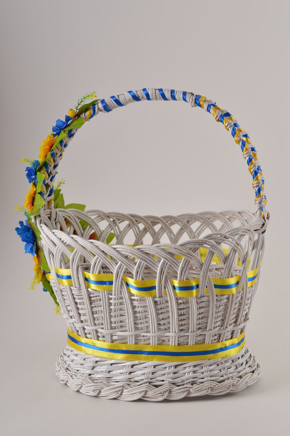 Handmade woven cute basket designer interior basket cute home element photo 2