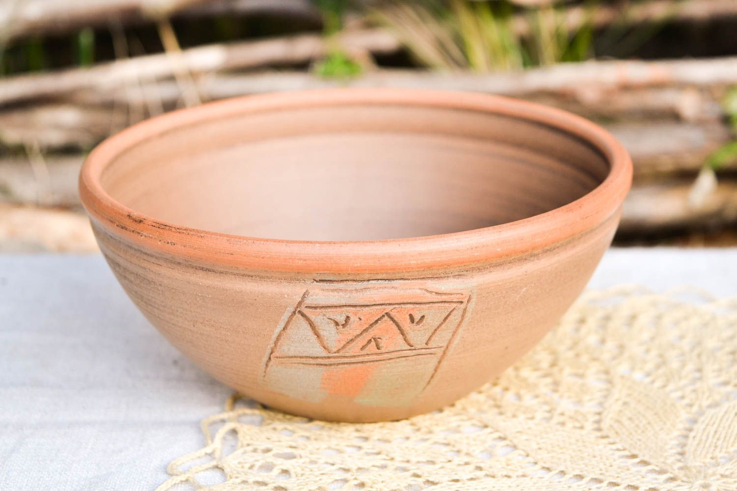 Handmade bowl ceramic pottery handmade tableware eco friendly tableware photo 1
