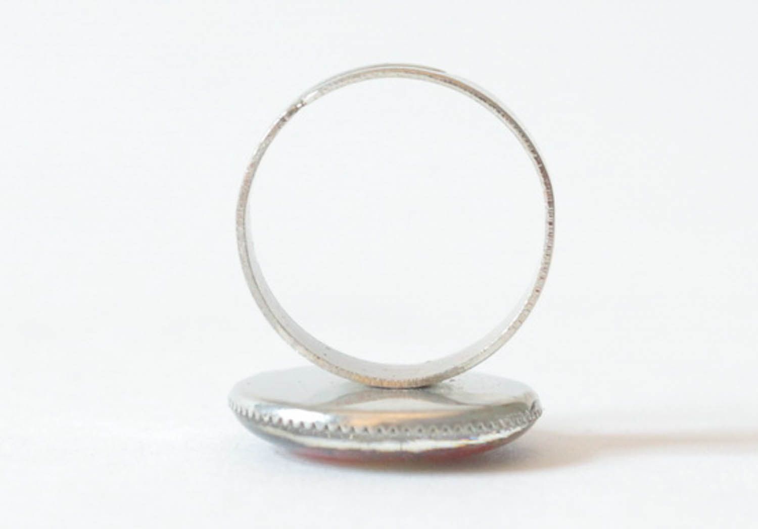 Anello vintage fatto a mano anello di metallo bello accessori originali foto 2