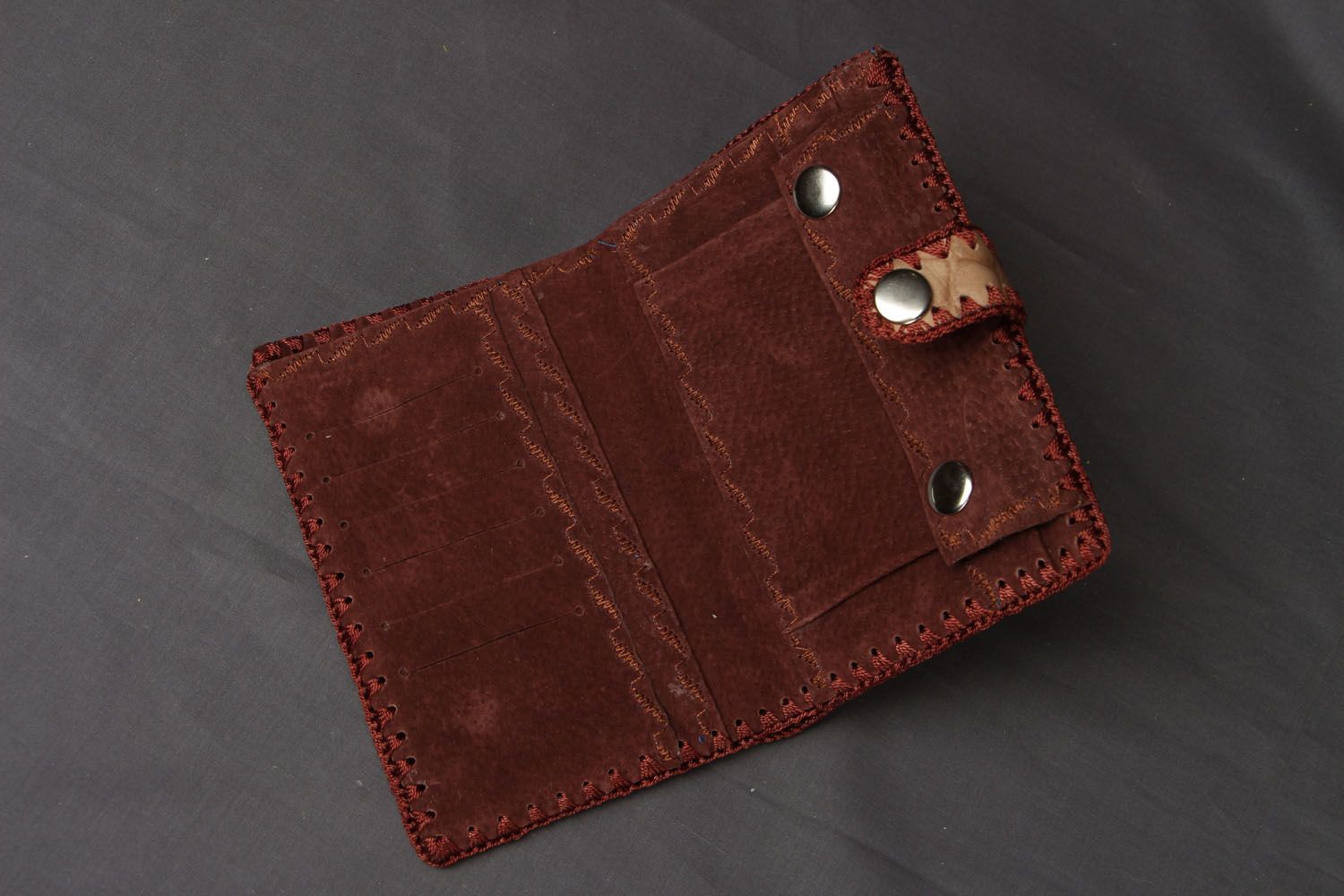Genuine leather wallet photo 2