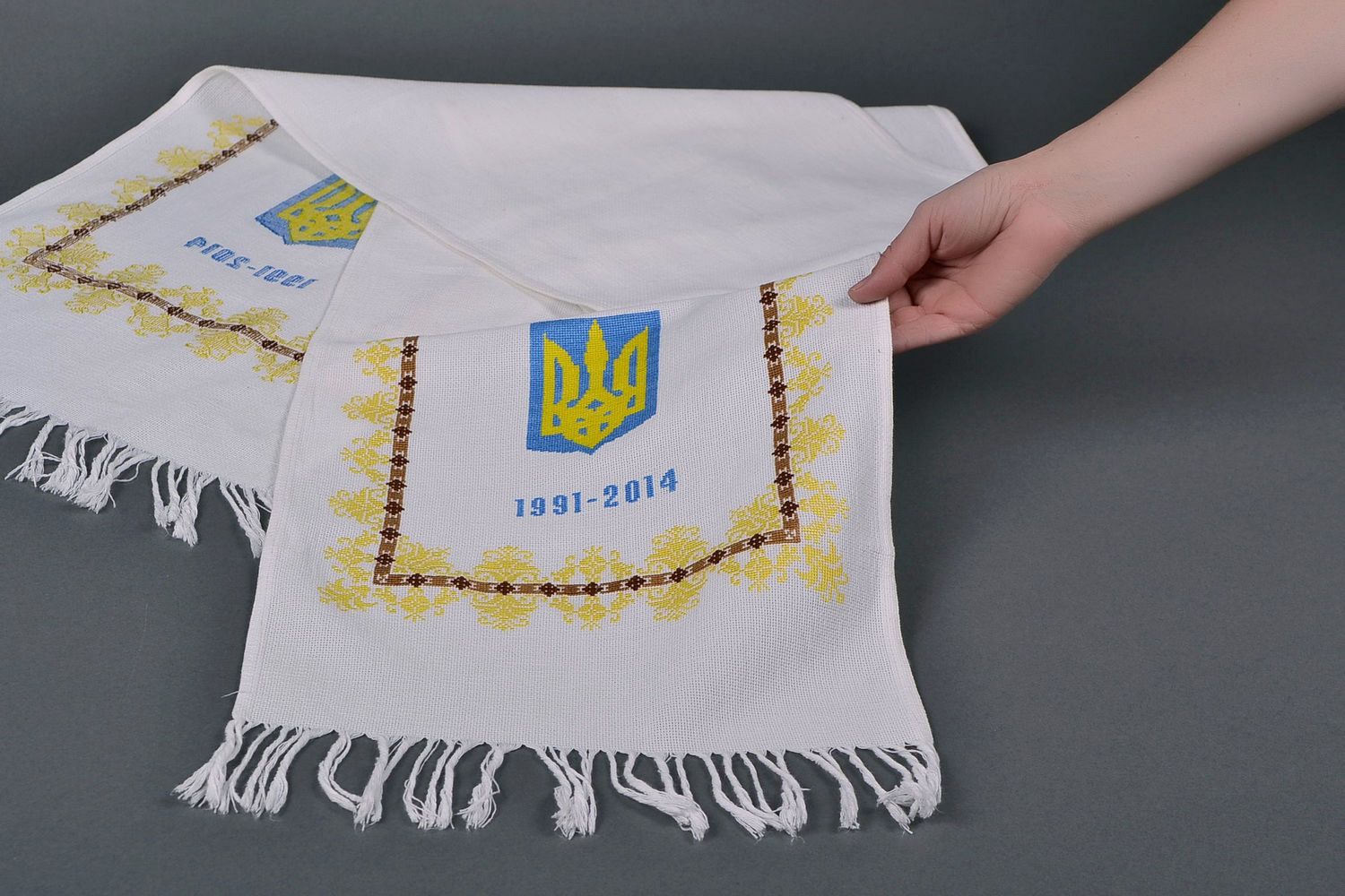 Toalha bordada Ucrânia  foto 3
