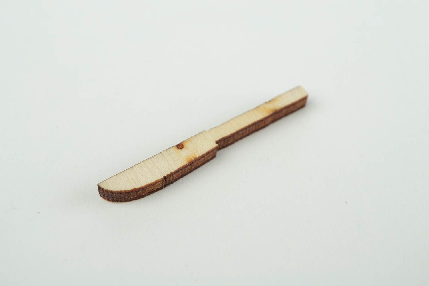Holz Rohling handmade Figur zum Bemalen Deko Element Miniatur Figur Messer foto 5