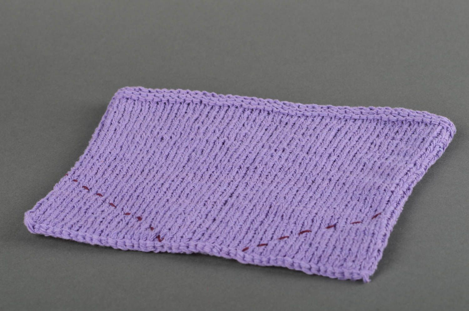 Gorro hecho a mano de color lila ropa infantil regalo original para niños foto 4