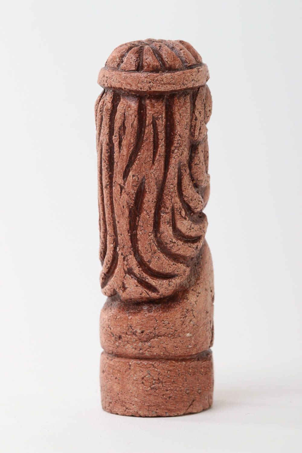 Figura de arcilla decoración de hogar hecha a mano amuleto de casa eslavo foto 3
