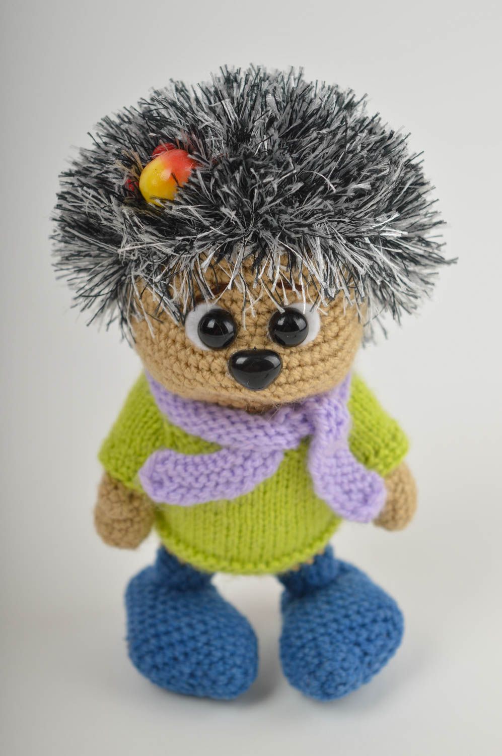 Juguete tejido al crochet hecho a mano muñeco de punto regalo original foto 2