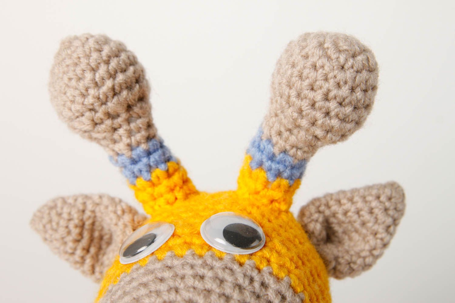 Игрушка жираф ручной работы детская игрушка красочная мягкая игрушка авторская фото 5