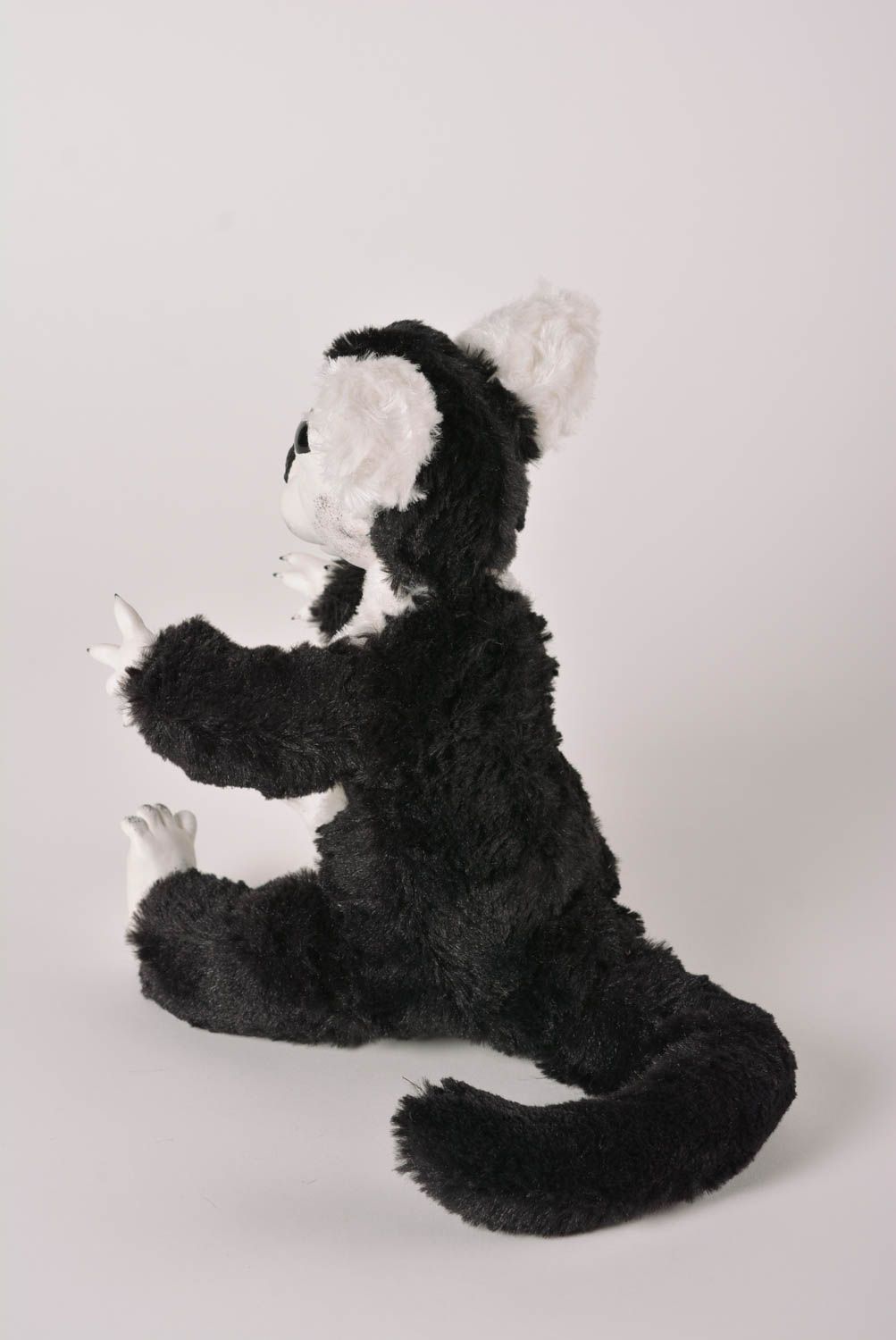 Puppe aus Textil Puppe handmade Deko für Zimmer Spielzeug Puppe Lemur schön foto 3
