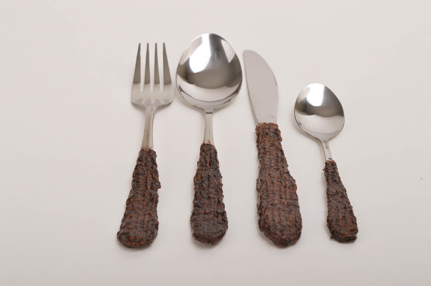 Handmade cutlery set of cutlery handmade spoon kitchen utensils handmade fork photo 2