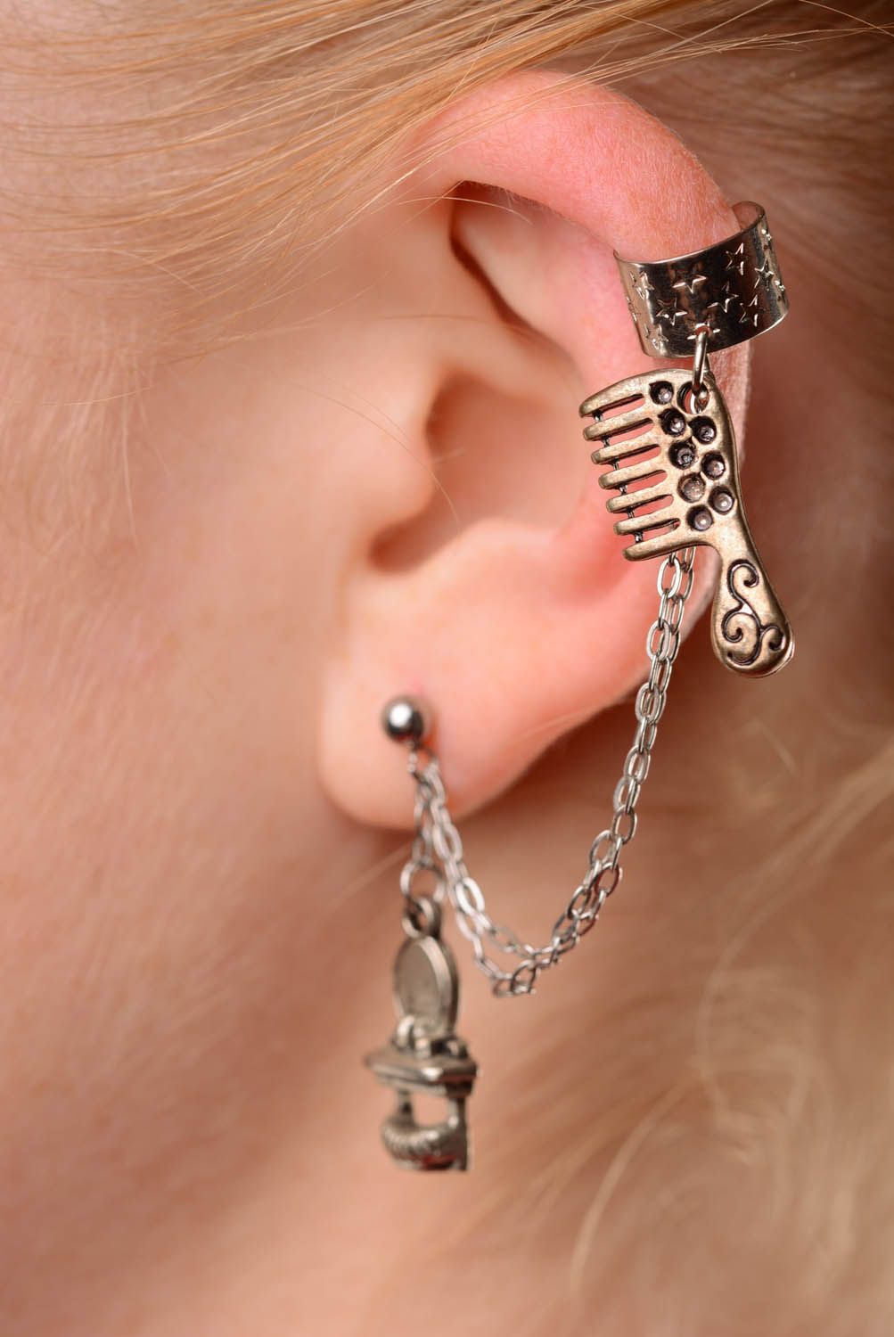 Metal ear cuffs Date photo 3