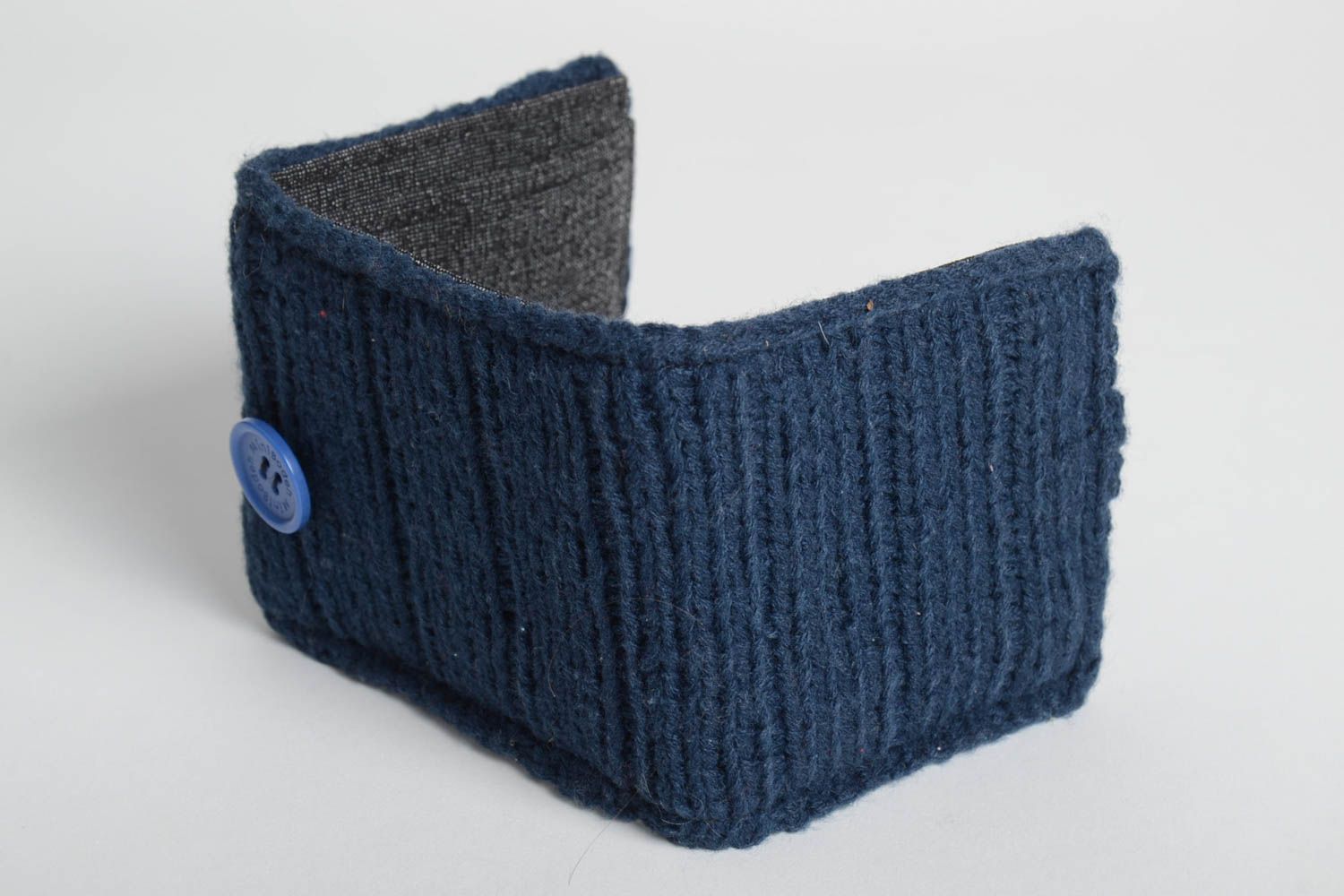 Handmade purse unusual case for phone designer purse for men textile accessory photo 3