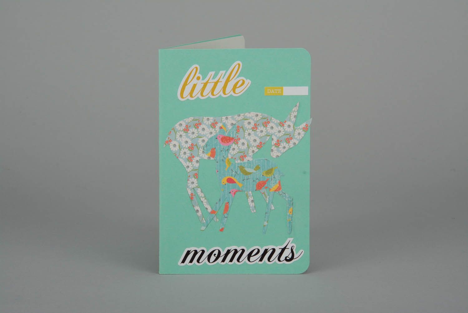 Carte de voeux faite main Little moments photo 4