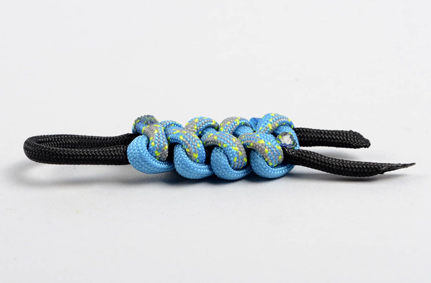 Unusual handmade keychain design woven cord keychain fashion accessories photo 3
