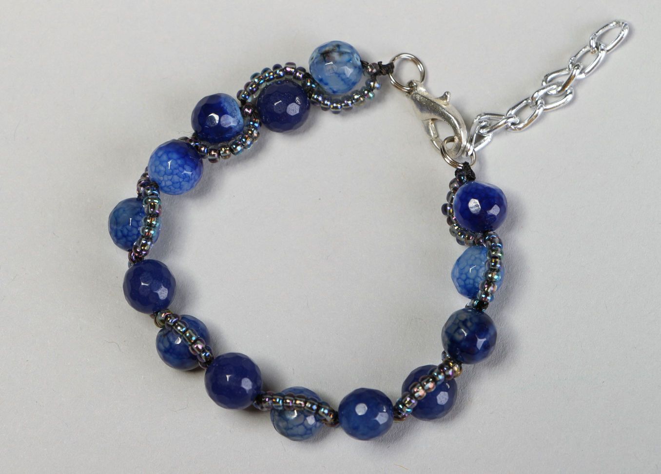 Bracelet with lapis lazuli photo 2
