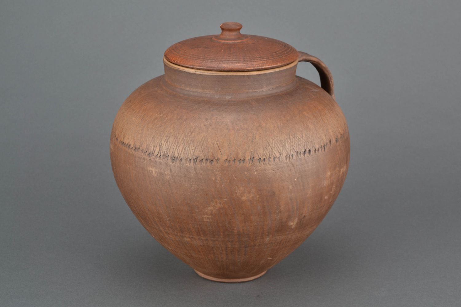 Large ceramic pot for 7 liters photo 1