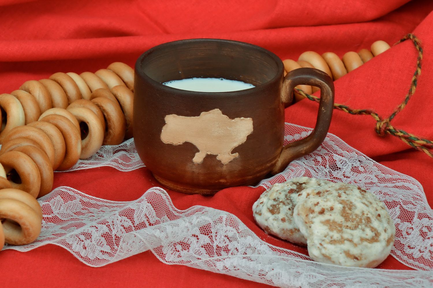 8 oz clay coffee cup with the shape of Your country. Personalized coffee mug.  photo 5