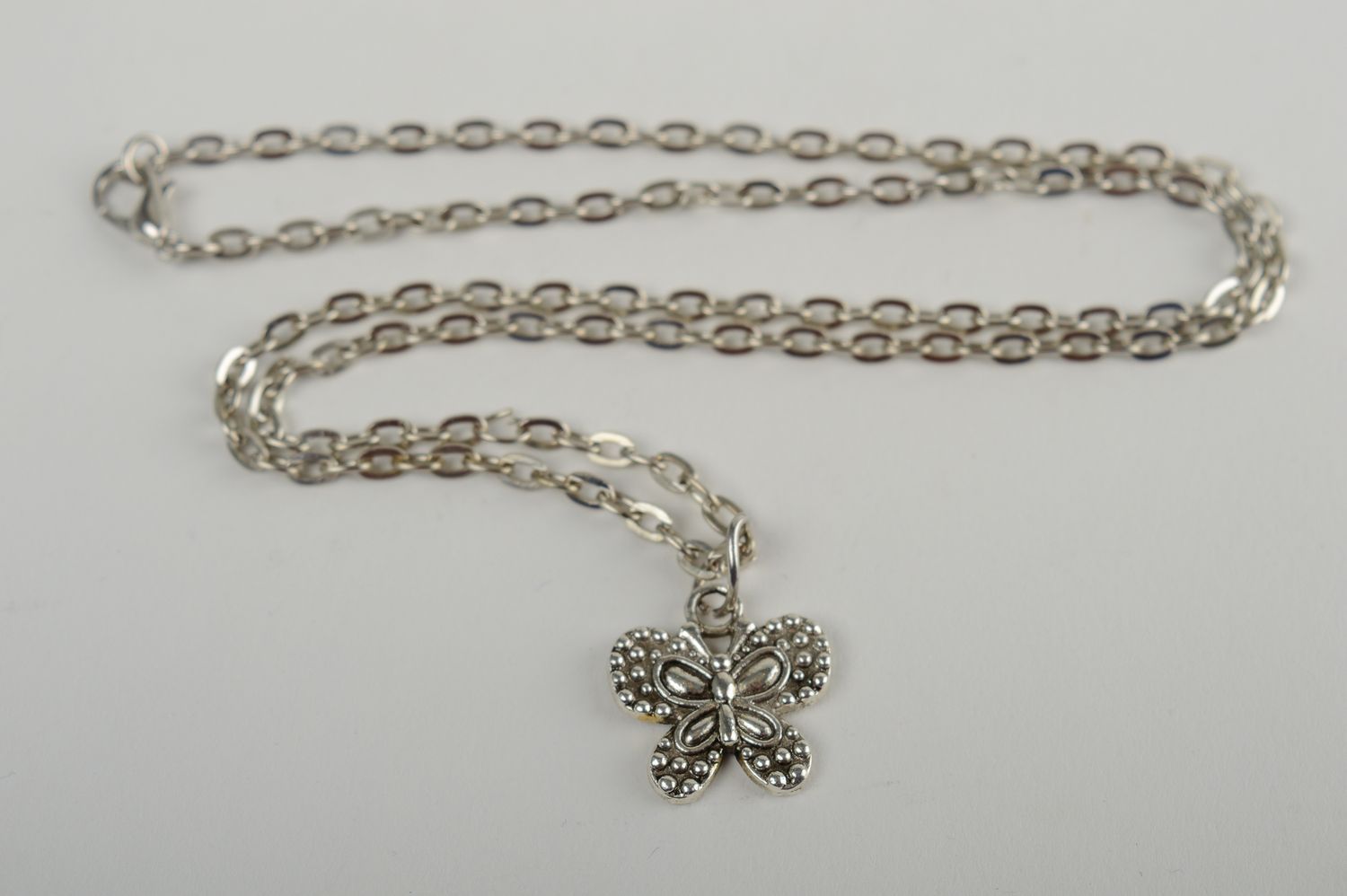 Beautiful pendant handmade metal pendant butterfly pendant metal jewelry for gir photo 1