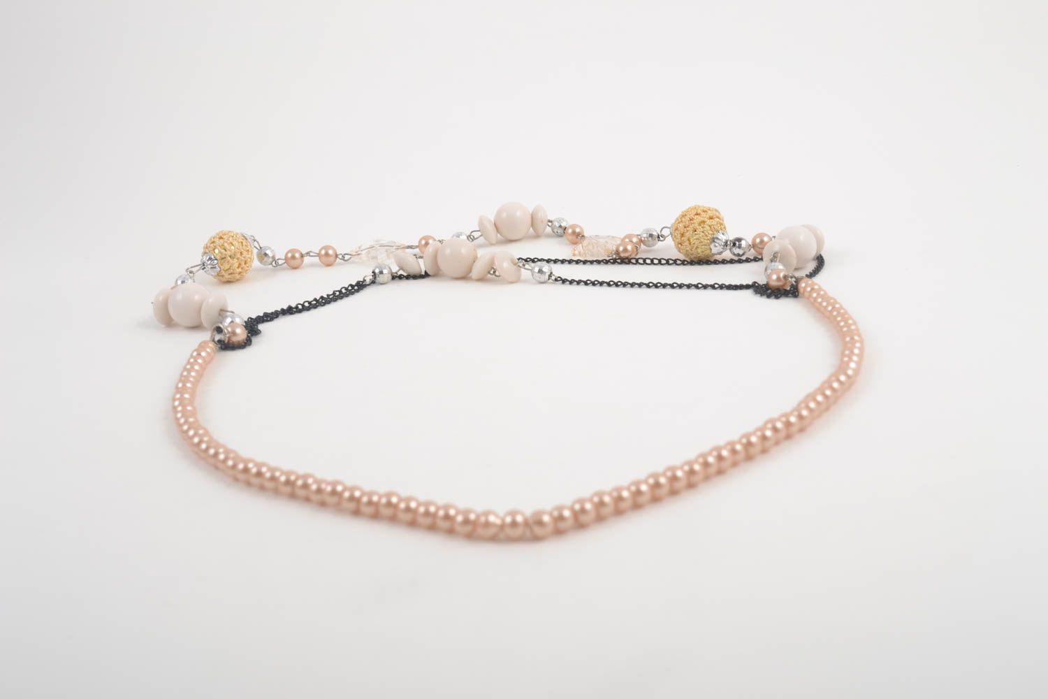 Handmade Schmuck Collier Halskette für Frauen Designer Schmuck aus acryl grell foto 4