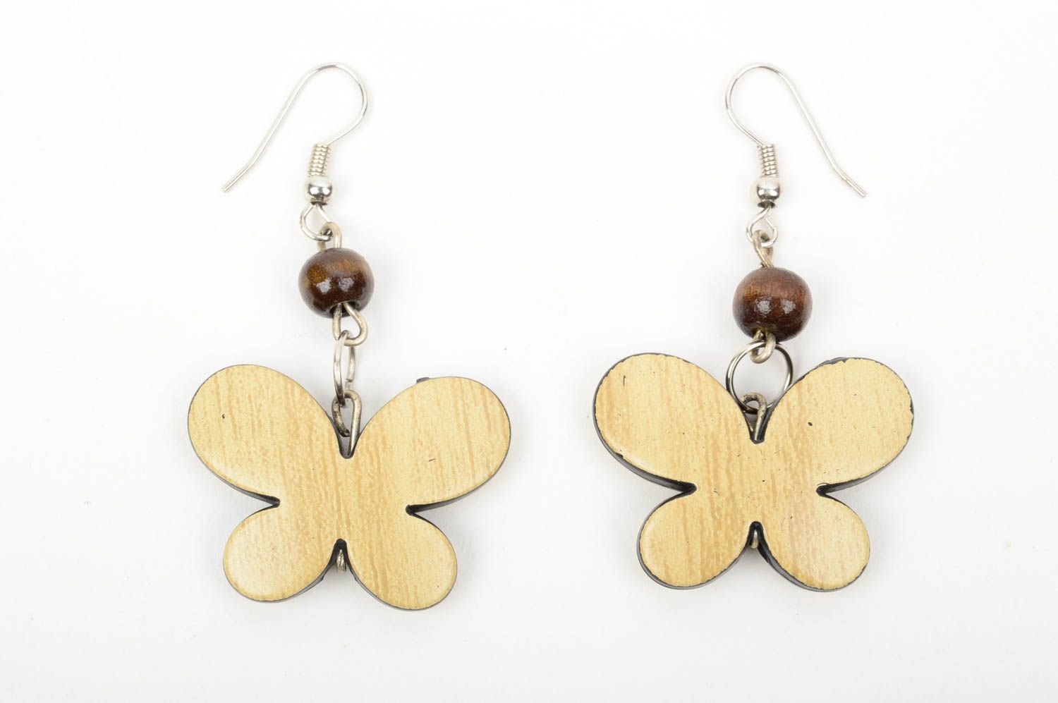Handmade earrings dangling earrings designer jewelry butterfly earrings photo 3