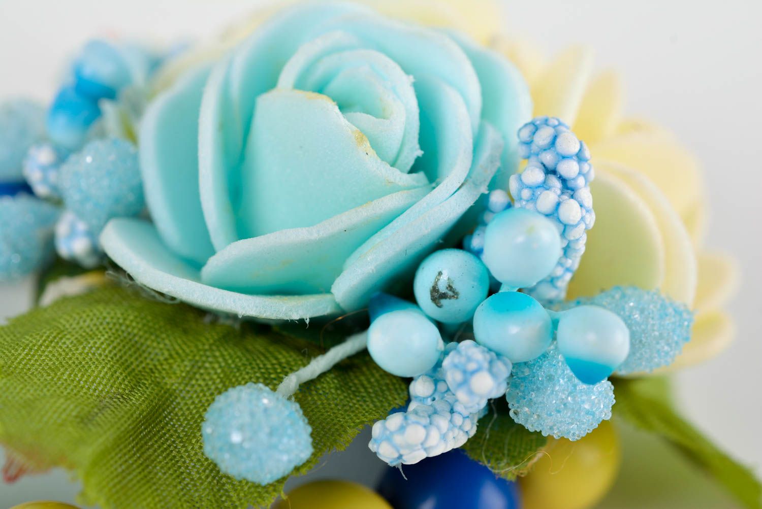 Blumen Armband handgefertigt hochwertiger Modeschmuck Geschenk für Frauen foto 2