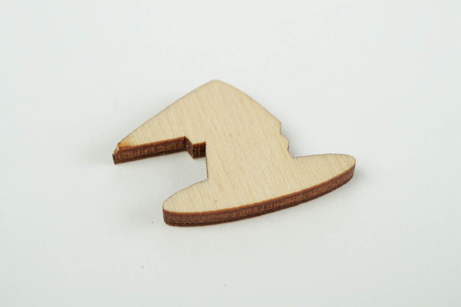 Handgemachte Figur zum Bemalen Holz Rohling Miniatur Figur Hut interessant foto 5