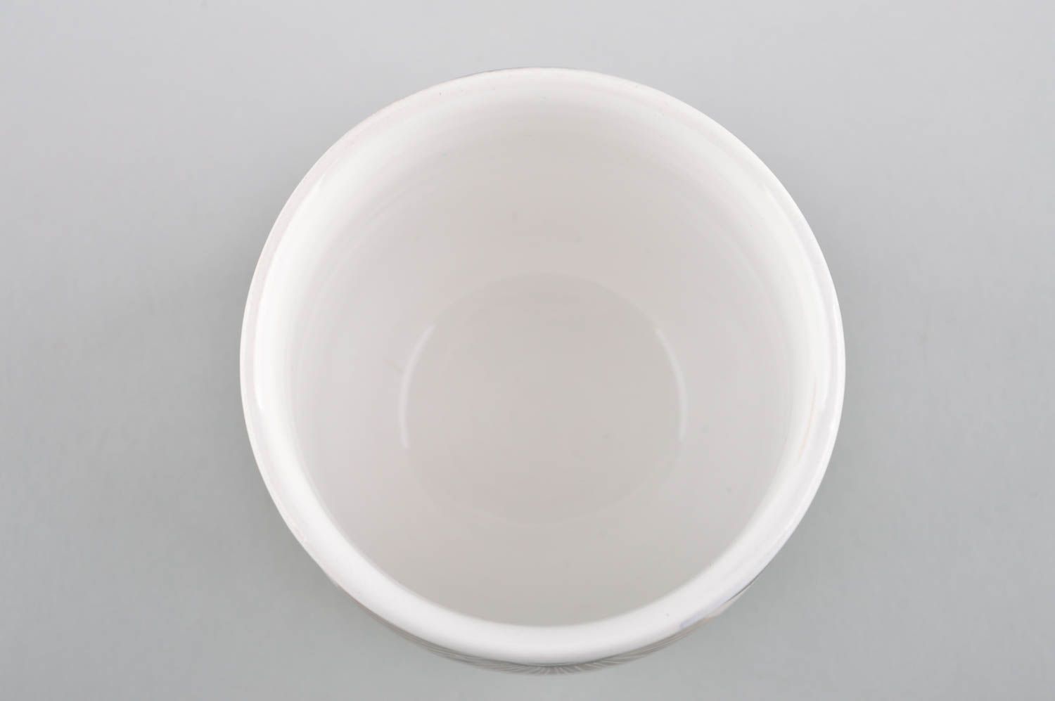 Taza de cerámica hecha a mano sin mango utensilio de cocina regalo original foto 4
