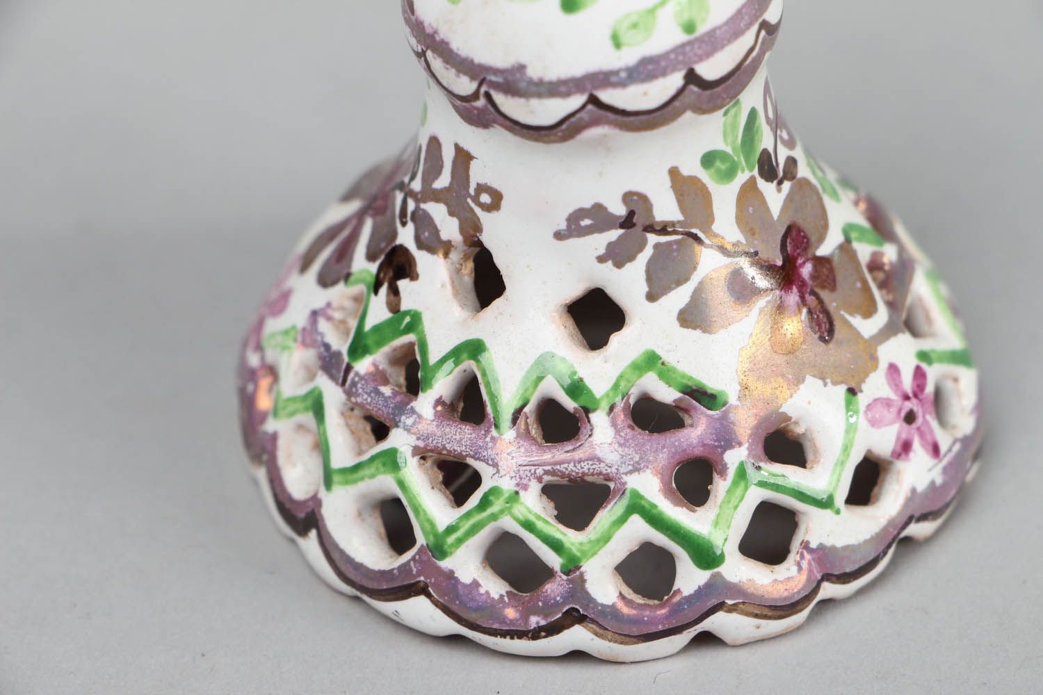 Campana de cerámica decorativa foto 3