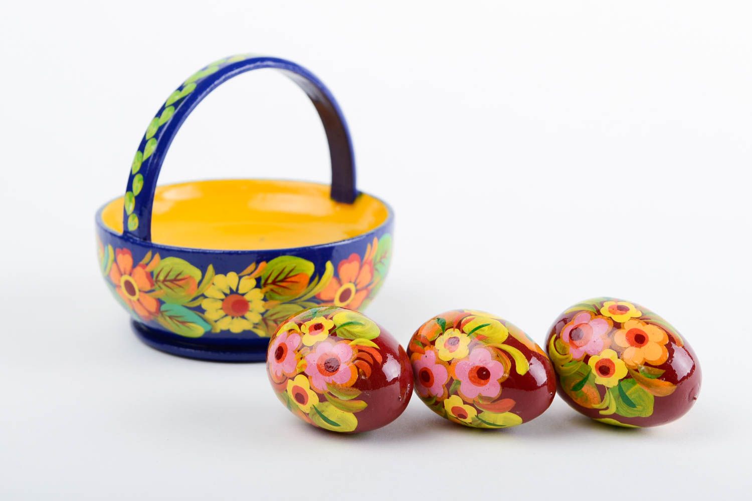Canasta de Pascua hecha a mano regalo original decoración para fiestas foto 5