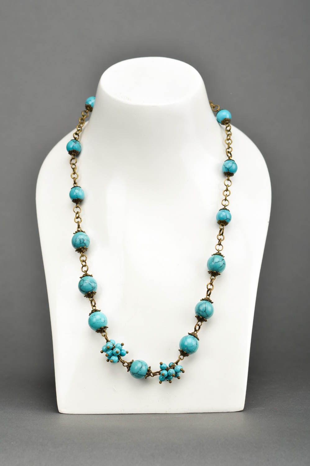 Handmade designer festive necklace elegant beaded necklace festive jewelry photo 1