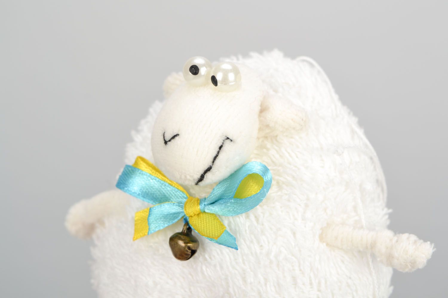 Мягкая игрушка Белая овечка фото 3