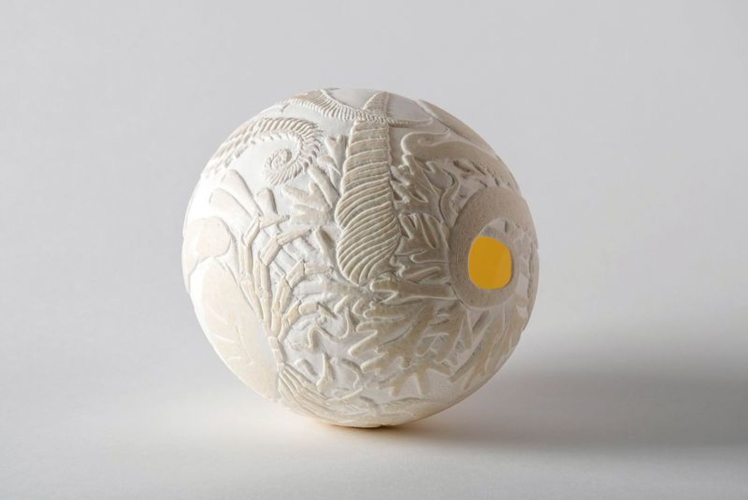 Страусиное яйцо-светильник резное Царство Посейдона фото 3