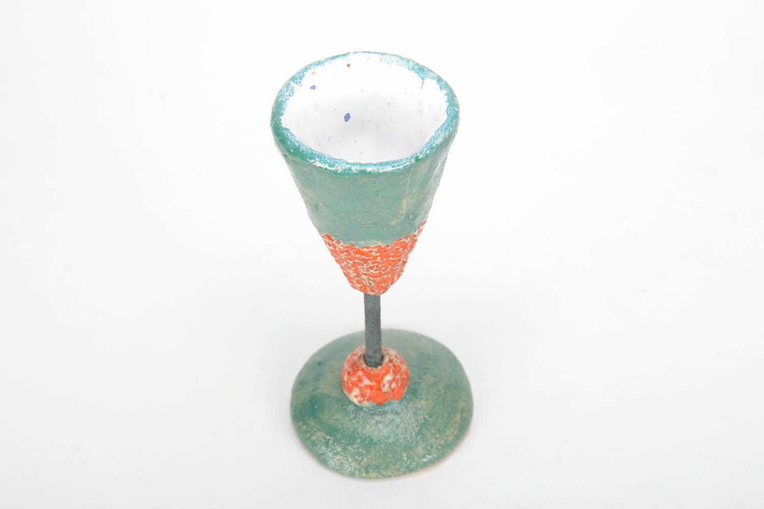 Taça de cerâmica brilhante feita à mão revestida com esmalte louça decorativa para interior foto 3