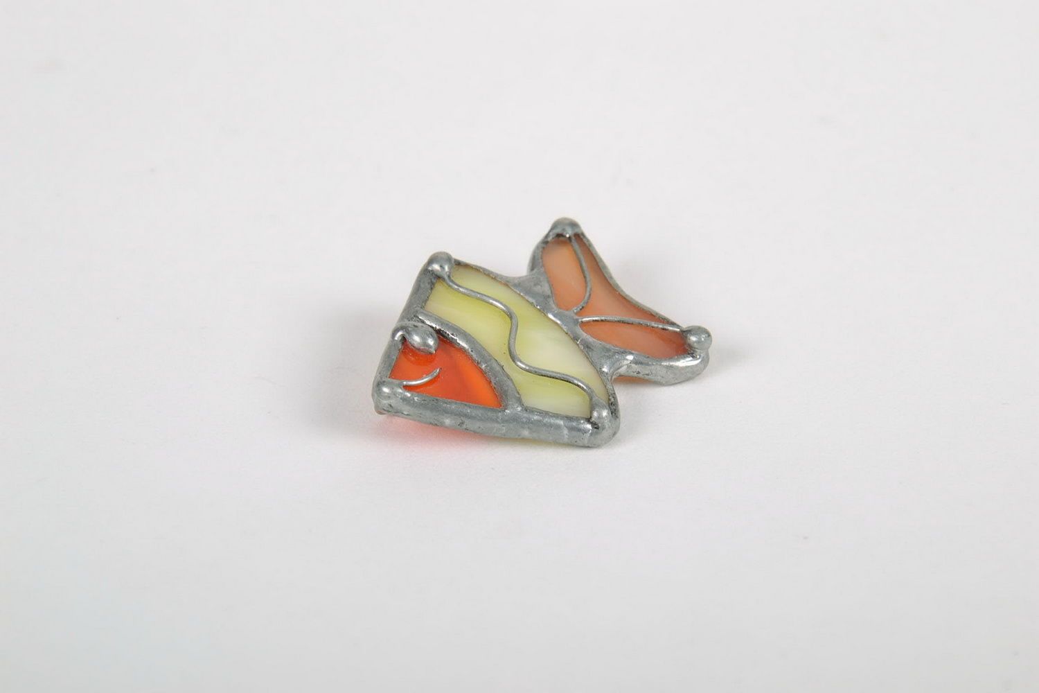 Stained glass brooch Fish photo 2