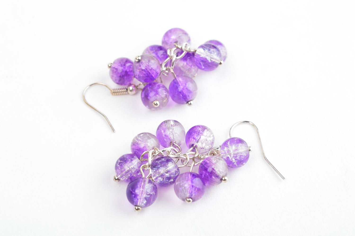 Handmade earrings designer accessory gift ideas unusual jewelry beads earrings photo 3