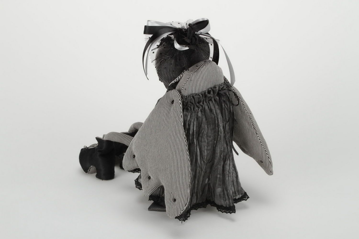 Fabric soft toy Crow photo 5