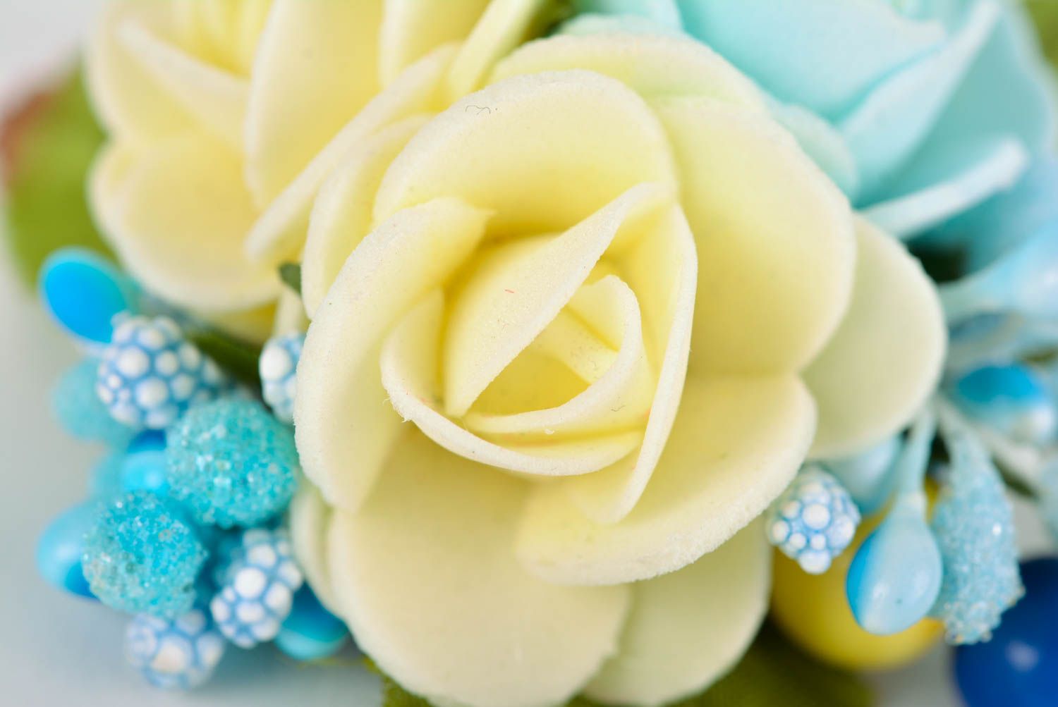 Blumen Armband handgefertigt hochwertiger Modeschmuck Geschenk für Frauen foto 5