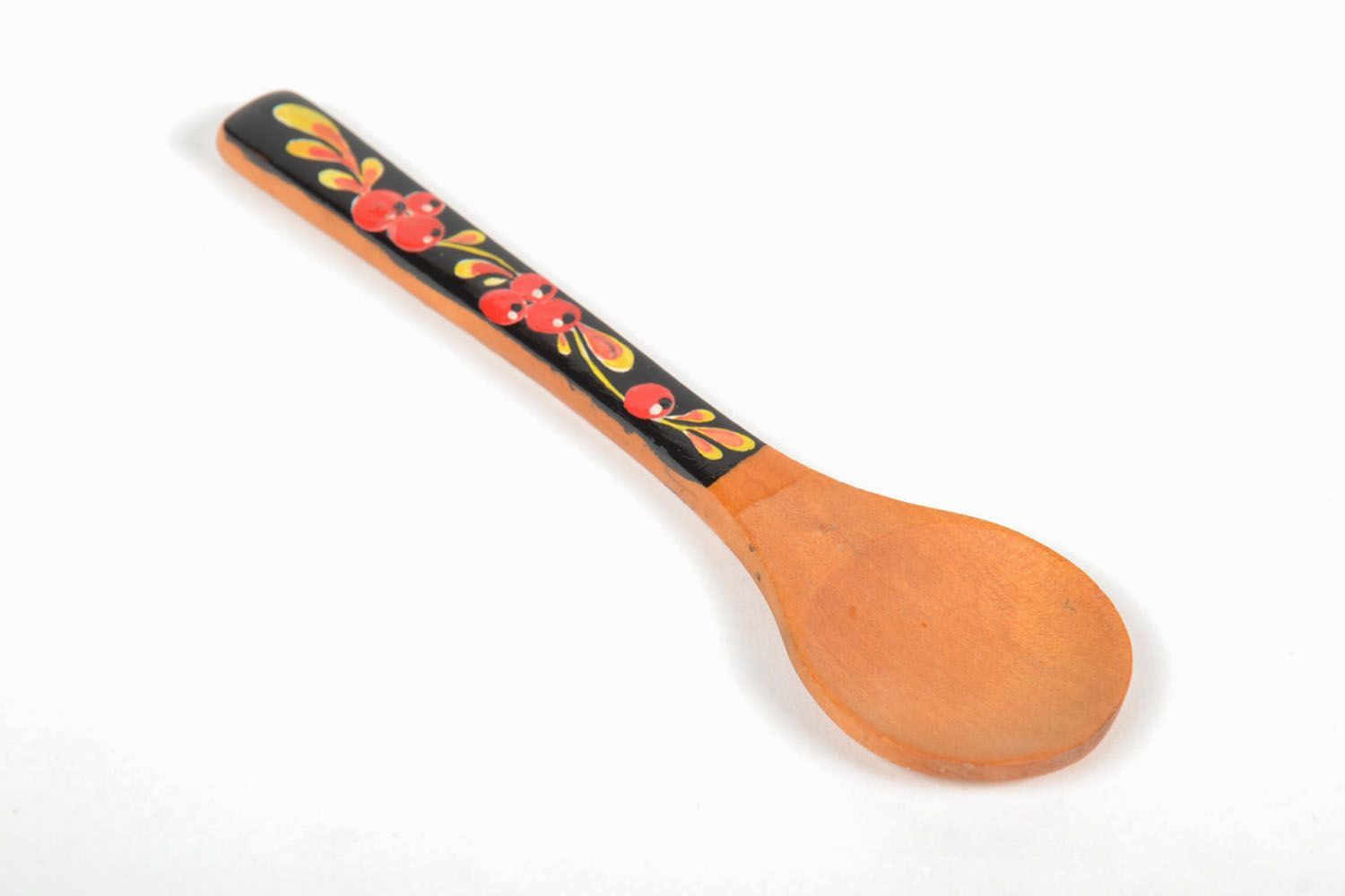 Wooden spoon with painting photo 2