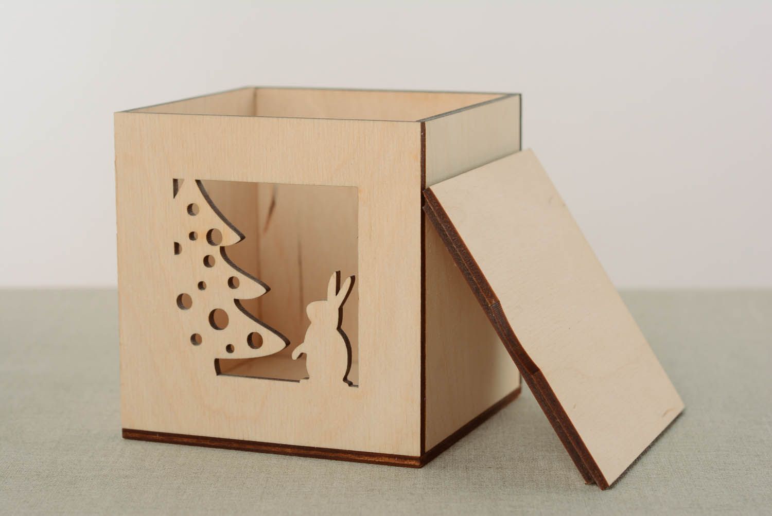 Decorative box for decoupage Bunny photo 1