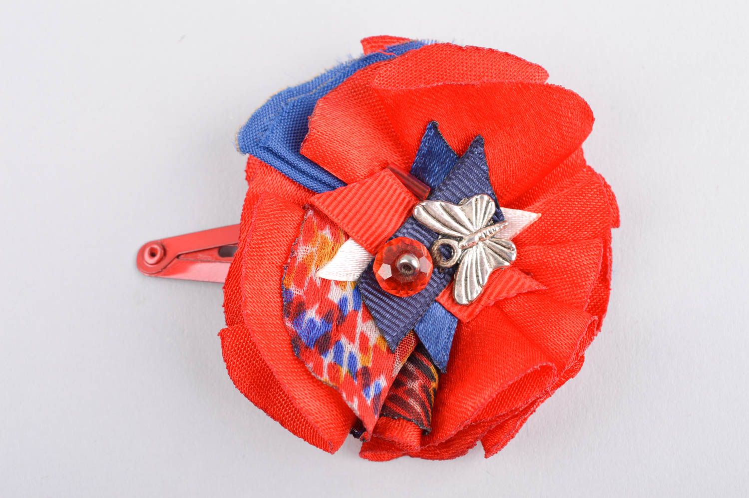 handmade hair clip flower hair accessories for ladies gifts for girls photo 2