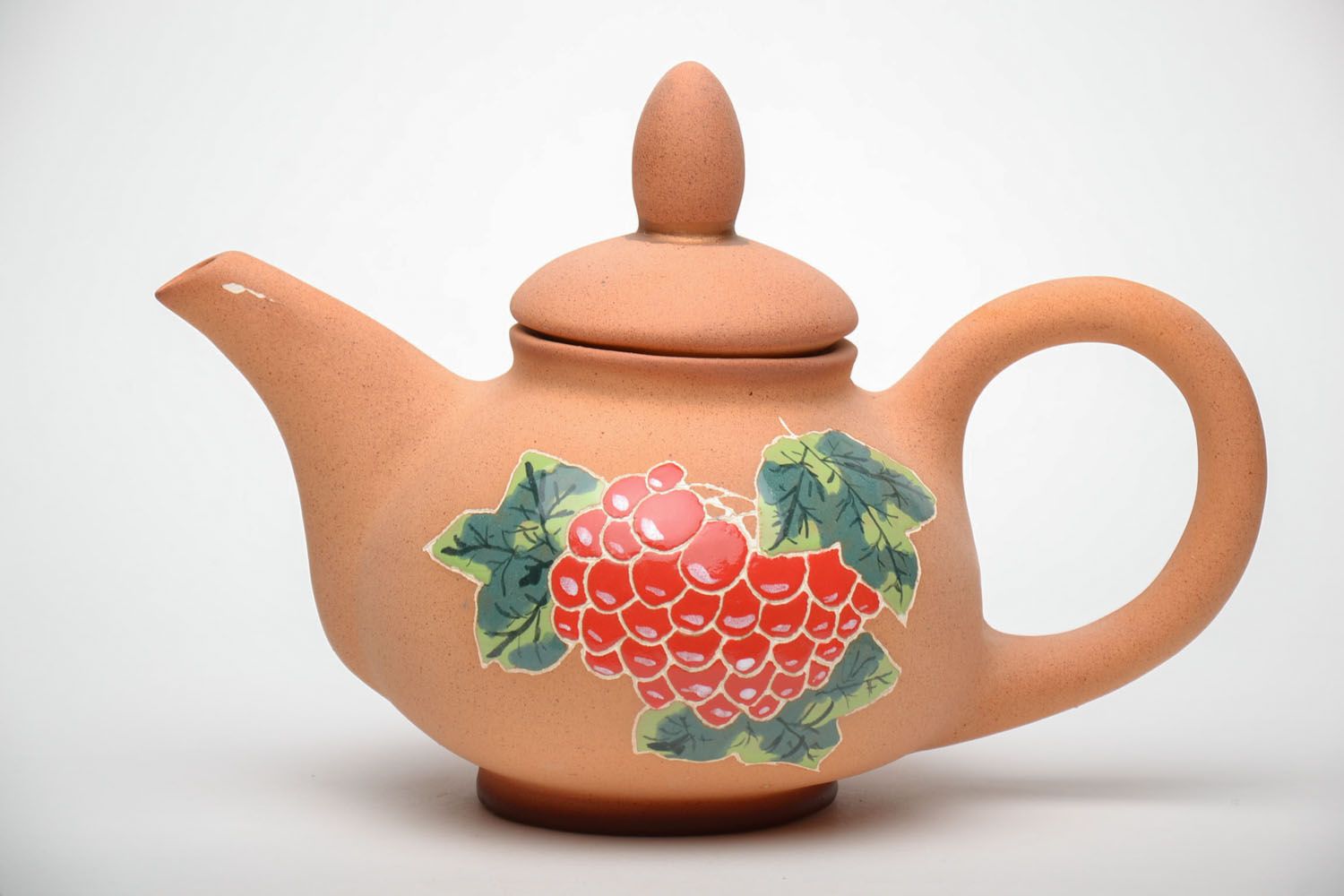 Ceramic teapot with pattern photo 2