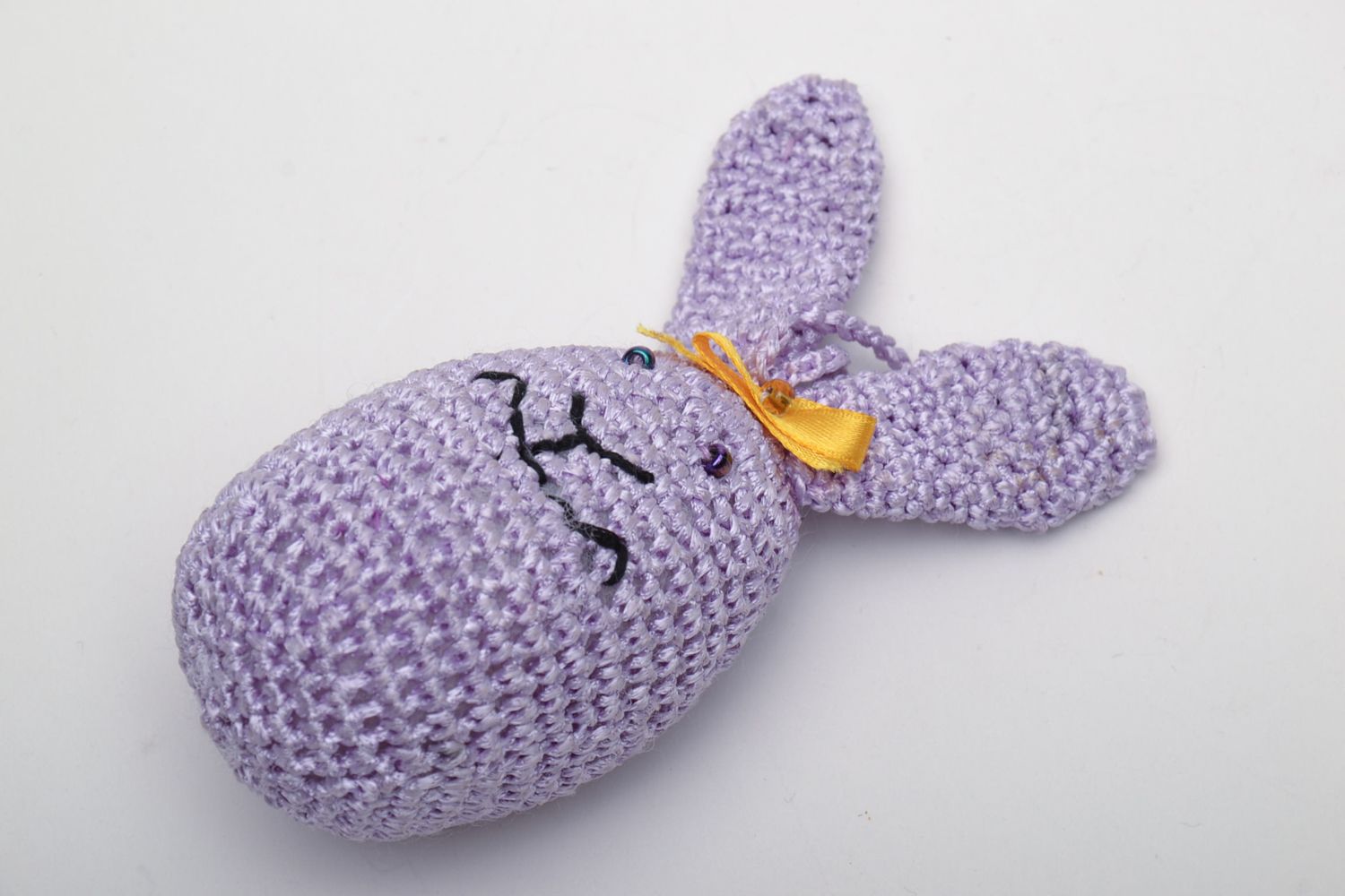 New Year's crochet toy hare photo 2