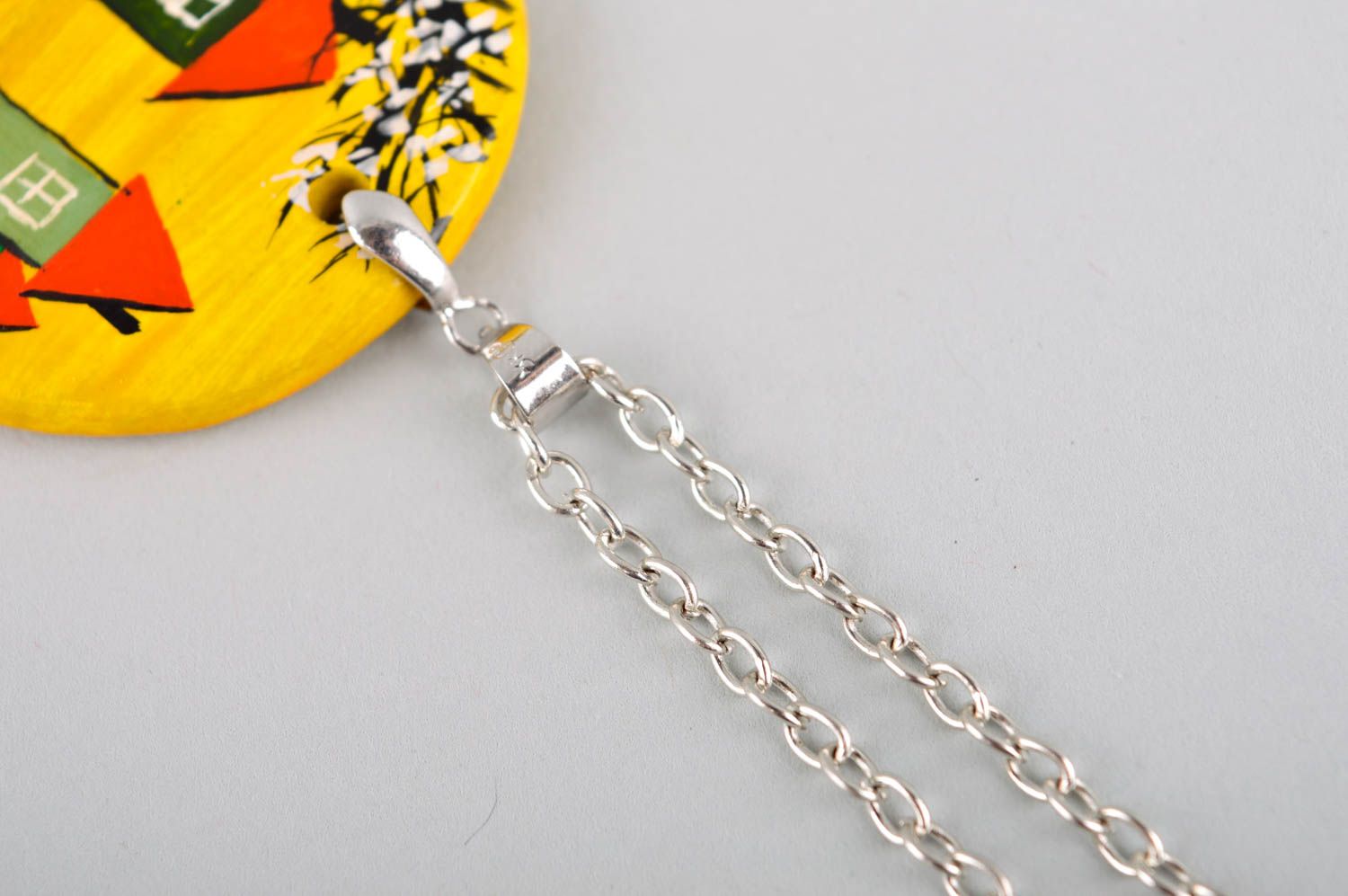 Handmade plastic cute pendant female bright accessory summer jewelry gift photo 4