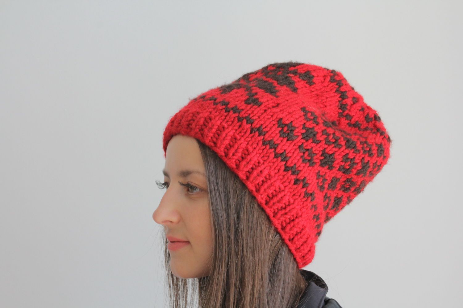 Warm knitted hat photo 4