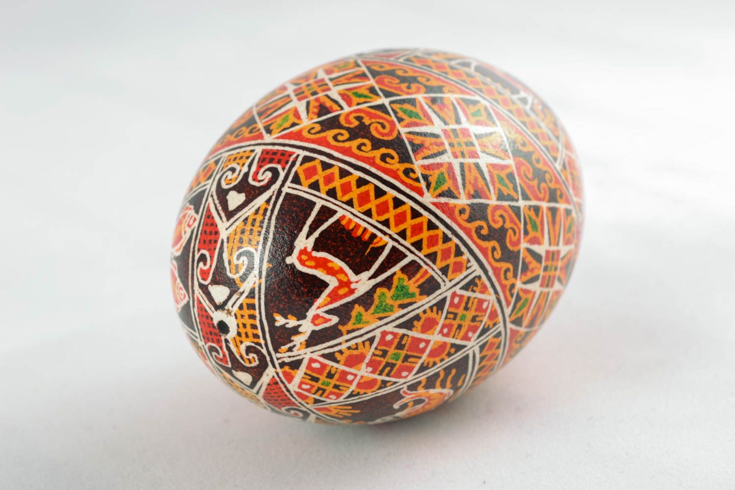 Easter egg with handmade painting photo 2